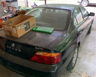 #94		2000 Black Acura 3.2tl 4 door car as is 130,000 miles	 $2,500.00 
