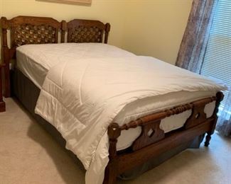 #32		full size lattuce back bed frame 	 $65.00 
