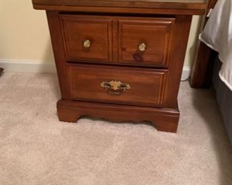 #31		laminate top 2 drawer bedside table 22x15x21	 $35.00 
