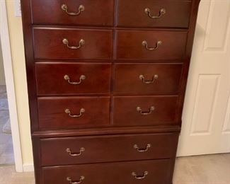 #47		Thomasville Impressions 7 drawer chest of drawers 40x18x58	 $275.00 

