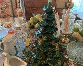 #59		ceramic christmas tree 	 $40.00 
