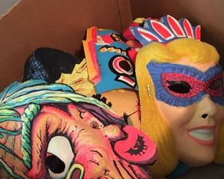 Halloween masks and costumes 