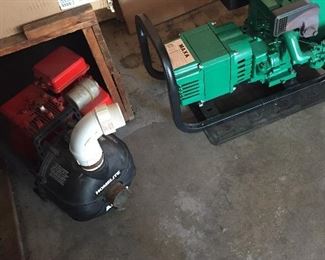 Generator and pump