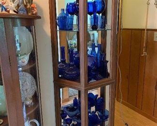 Cobalt glassware