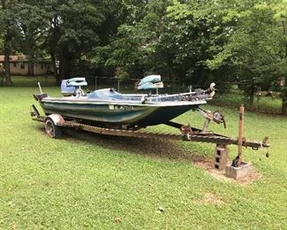 Stryker fishing boat and trailer 