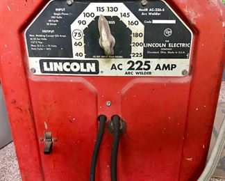 Lincoln 225 AMP welder 