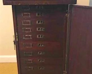 Am002 Antique Sterling Flatware Canteen