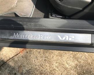 This is a 2001 S600 Mercedes Benz. It has a little over 80,000 miles and is a V12 with a clean title. We know it has a water leak that makes it undrivable. The price is $4,000. Cash or certified check only.