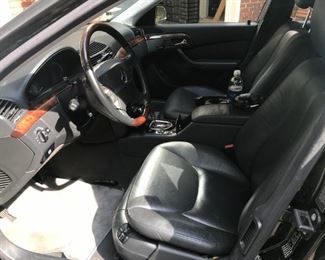 This is a 2001 S600 Mercedes Benz. It has a little over 80,000 miles and is a V12 with a clean title. We know it has a water leak that makes it undrivable. The price is $4,000. Cash or certified check only.