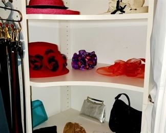 Woman's Vintage Hats & Purses