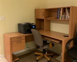 Desk, Printer & Computer Chair