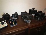 Just a few of the Polaroid cameras!