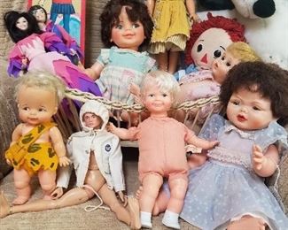 Selection of Vintage dolls