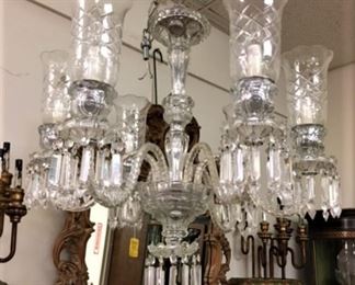 From a selection of crystal Chandeliers