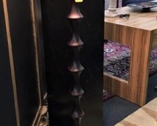 Turned Wood Standing Lamp