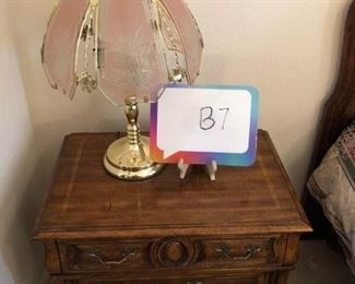 Nightstand with Lamp