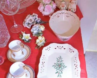LENOX, PORCELAIN FLOWERS