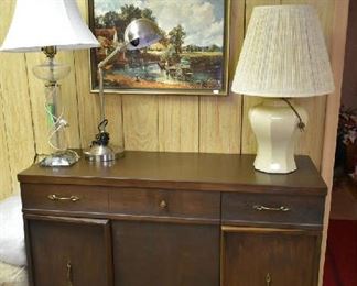 CABINET, LAMPS