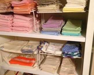 Placemats and napkins