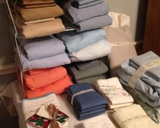 Sheets and pillowcases