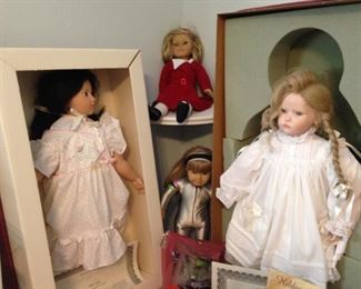 Other dolls in their original boxes