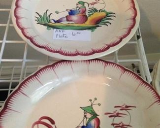 Colorful plates - made in France