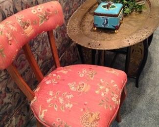 One of two matching chairs