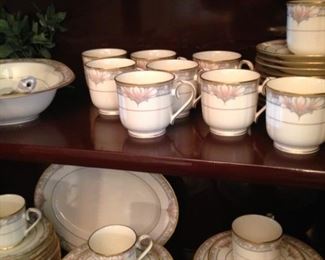 Large selections of Noritake "Barrymore" bone china