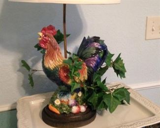 Rooster lamp
