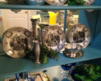 Boch La Louviere Belgium  dessert plates