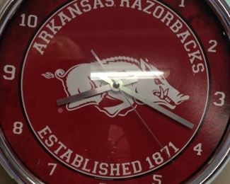 Arkansas Razorback clock