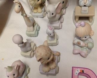 Precious Moments animal train