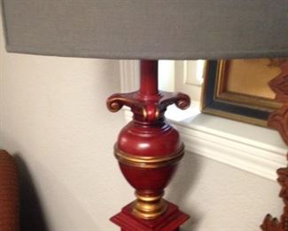 Another red base lamp