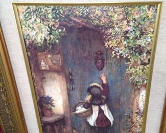 "Oh! Dear I can't reach it" framed art