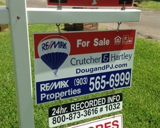 Look for the Crutcher & Hartley sign at 19422 Spring Creek Road  (CR 1321) in Flint.