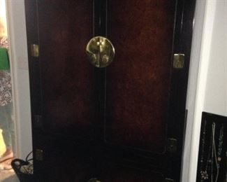 Asian style TV armoire