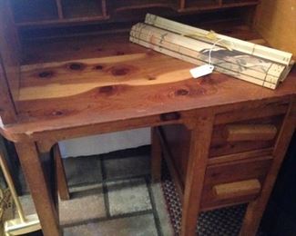Child's roll top desk