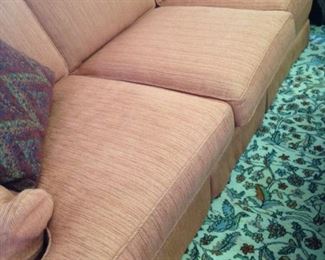 Another fine orangish-colored sofa