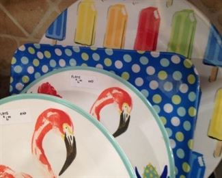 Fun casual plates - perfect for pool side