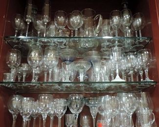CRYSTAL WINE STEMS AND GLASSWARE