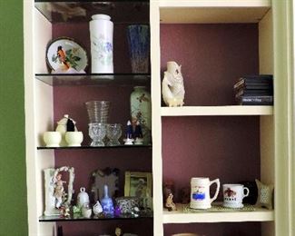 CRYSTAL, VASES AND POTTERY