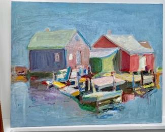 Menemsha Shacks Martha's Vineyard by Joan Kennedy