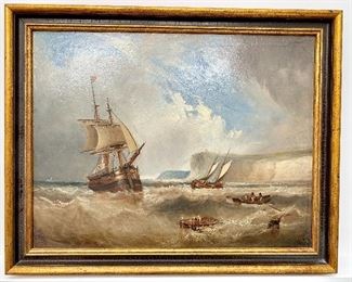 19th Century marine painting (1 of 2)