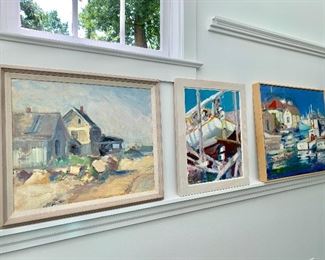 Original landscape and  boating/ocean paintings of Martha's Vineyard by Joan Kennedy