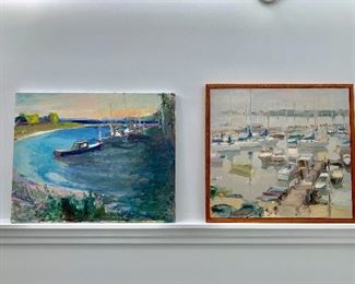 Original landscape and  boating/ocean paintings of Martha's Vineyard by Joan Kennedy