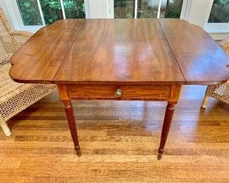 Antique drop leaf table