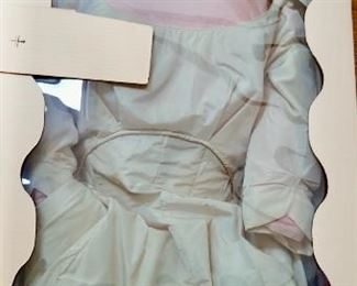 Vintage silk wedding dress