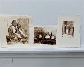 Figural studies by Joan Kennedy