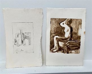 Figural studies by Joan Kennedy