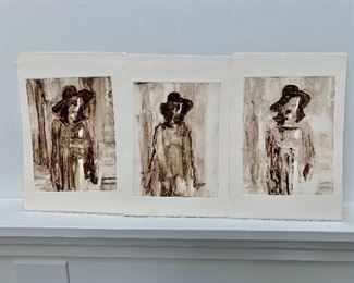 Figural studies by Joan Kennedy